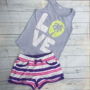Crazy 8 Girls shorts set